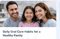 Confident family smiles